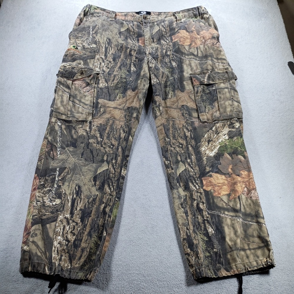 Mossy Oak Mens Cargo Pants Camo XXL Break-Up Infinity Hunting Trousers